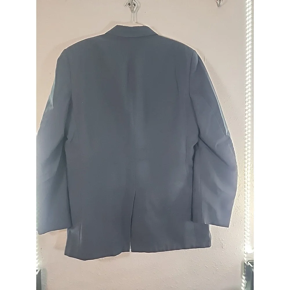 Vtg Mens Edwards Blazer 44L Sport Coat Suit‎ Jacket  Two Button